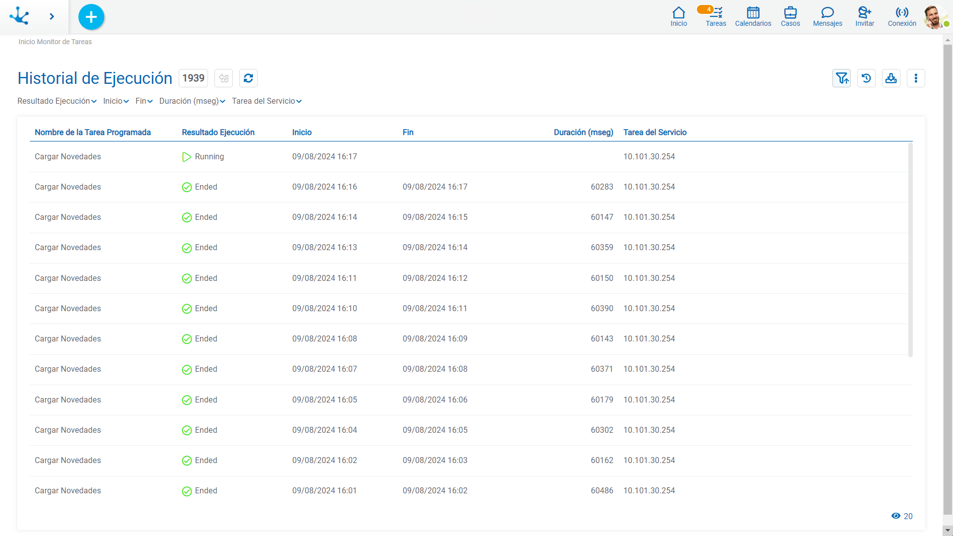 Config-Historial