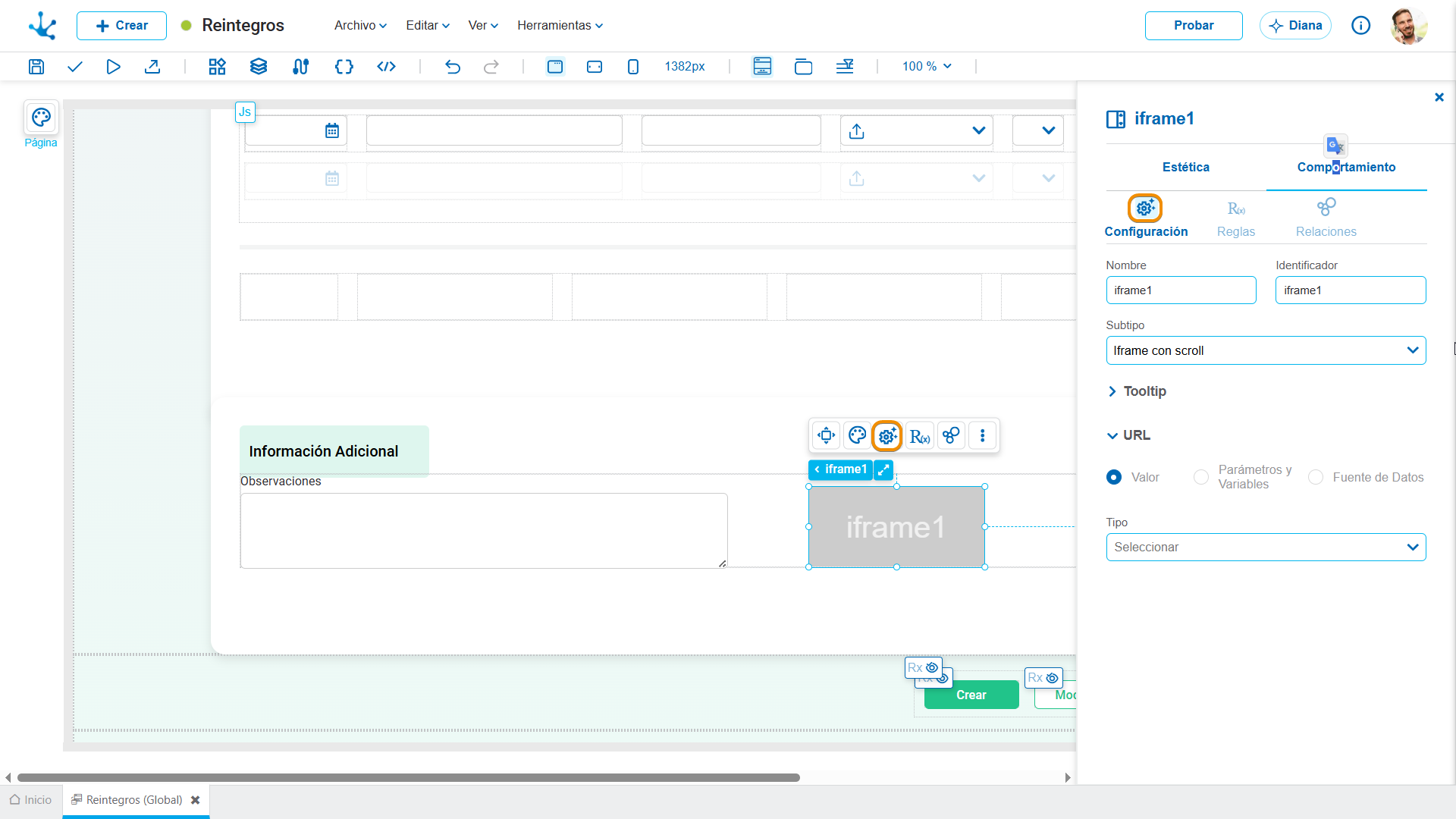 ME-Iframe-Configuracion